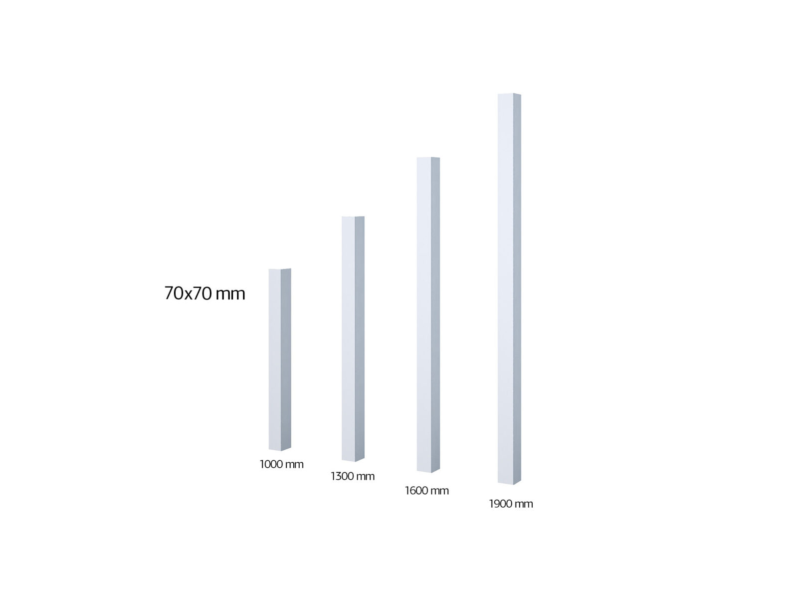 post_70x70mm WTPNT1+2 pikkused