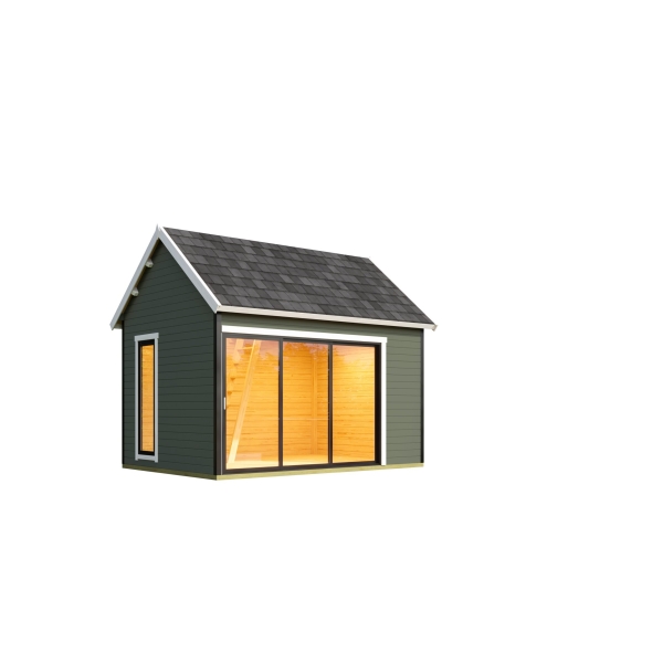 Aiamaja Mura2 magamiskorrusega roheline