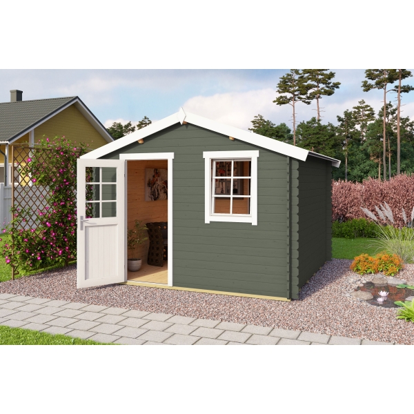 Aiamaja Vels3 roheline aias