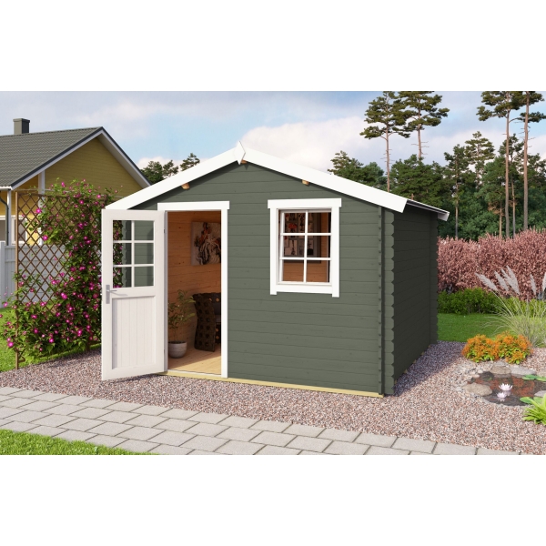 Aiamaja Vels3 roheline aias