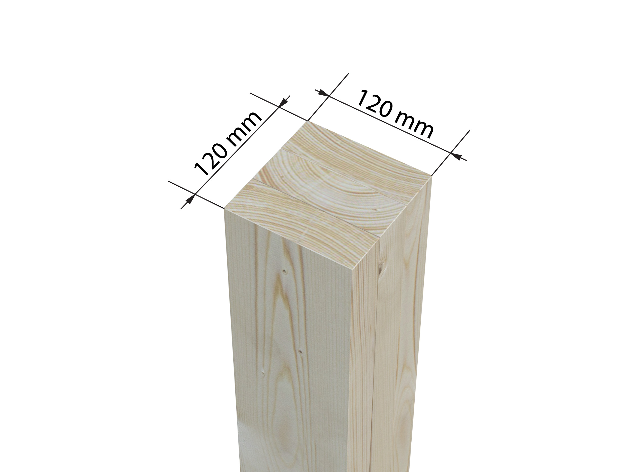 Lime 120x120_mm_gluelam_post_corner_connection