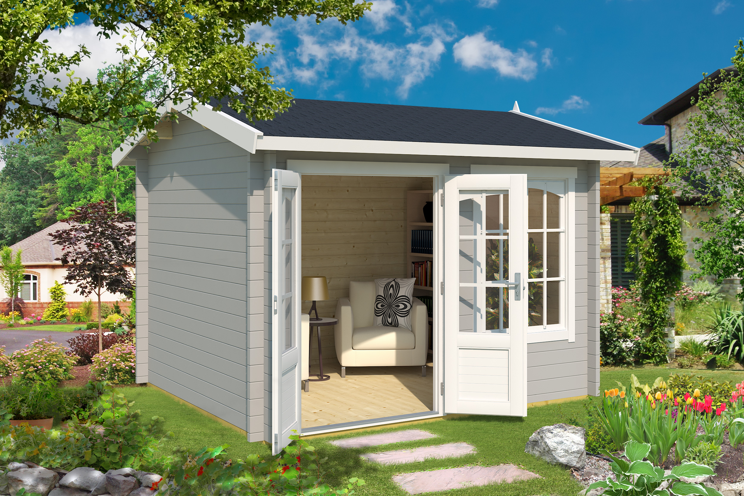 Pihamökki Alar  vaaleanharmaa