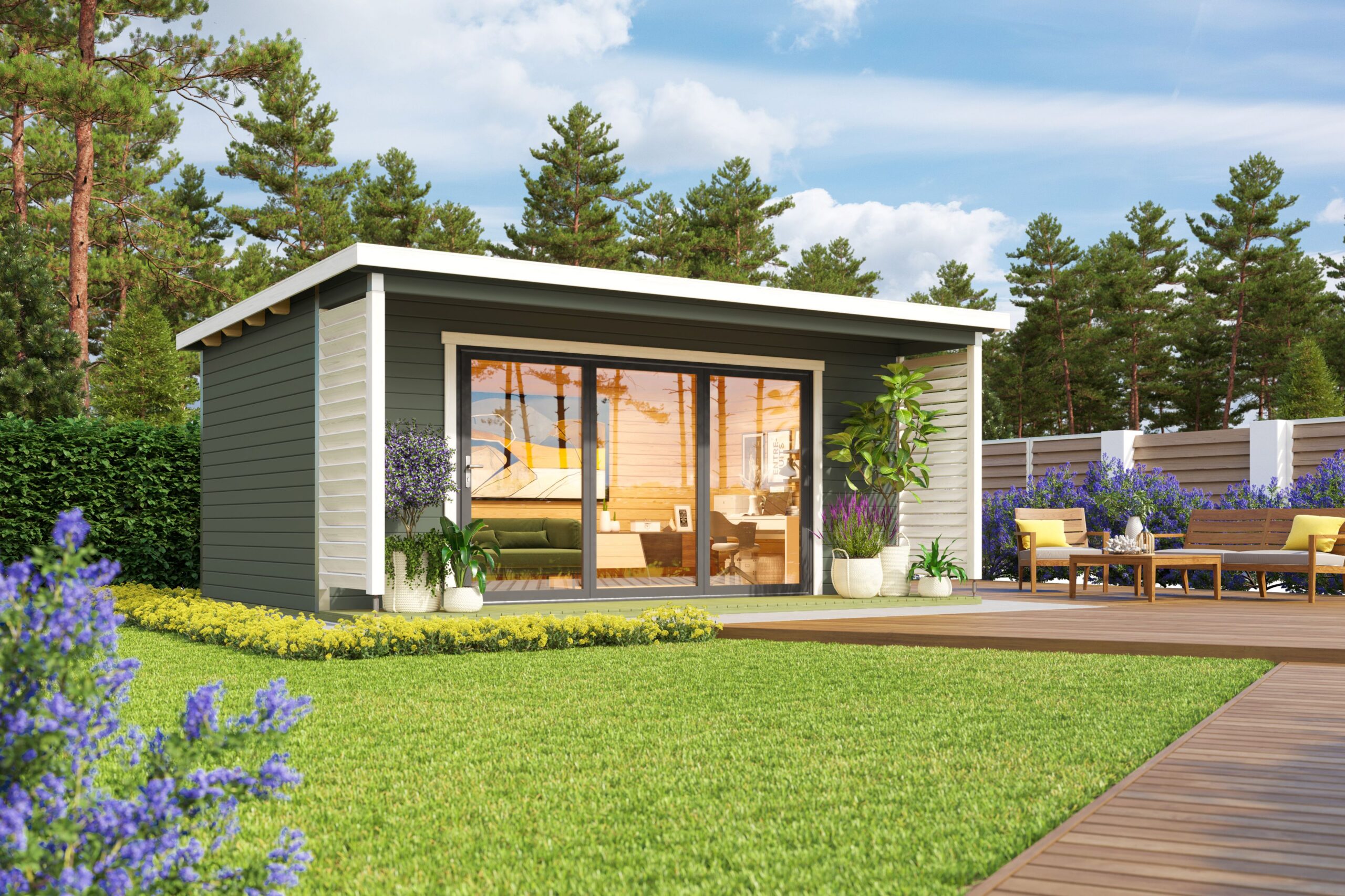 Pihamökki Live3 vihreä