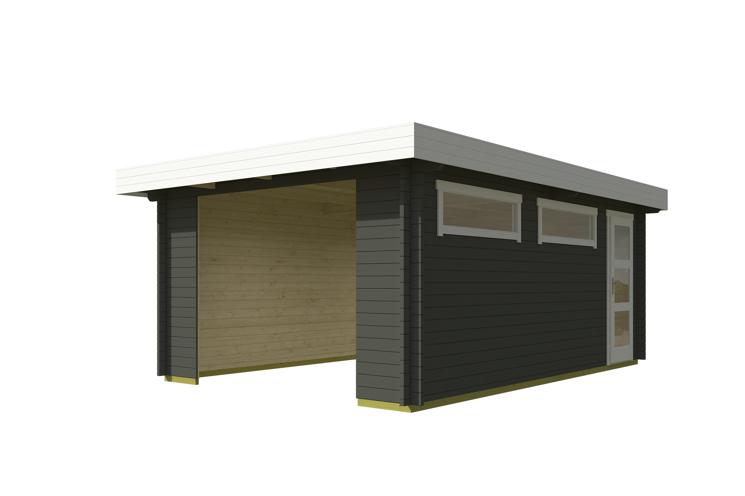 autotalli Canberra vihreä