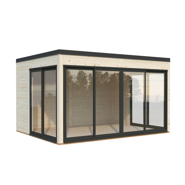 Aiamaja Selena valge puidukaitsega