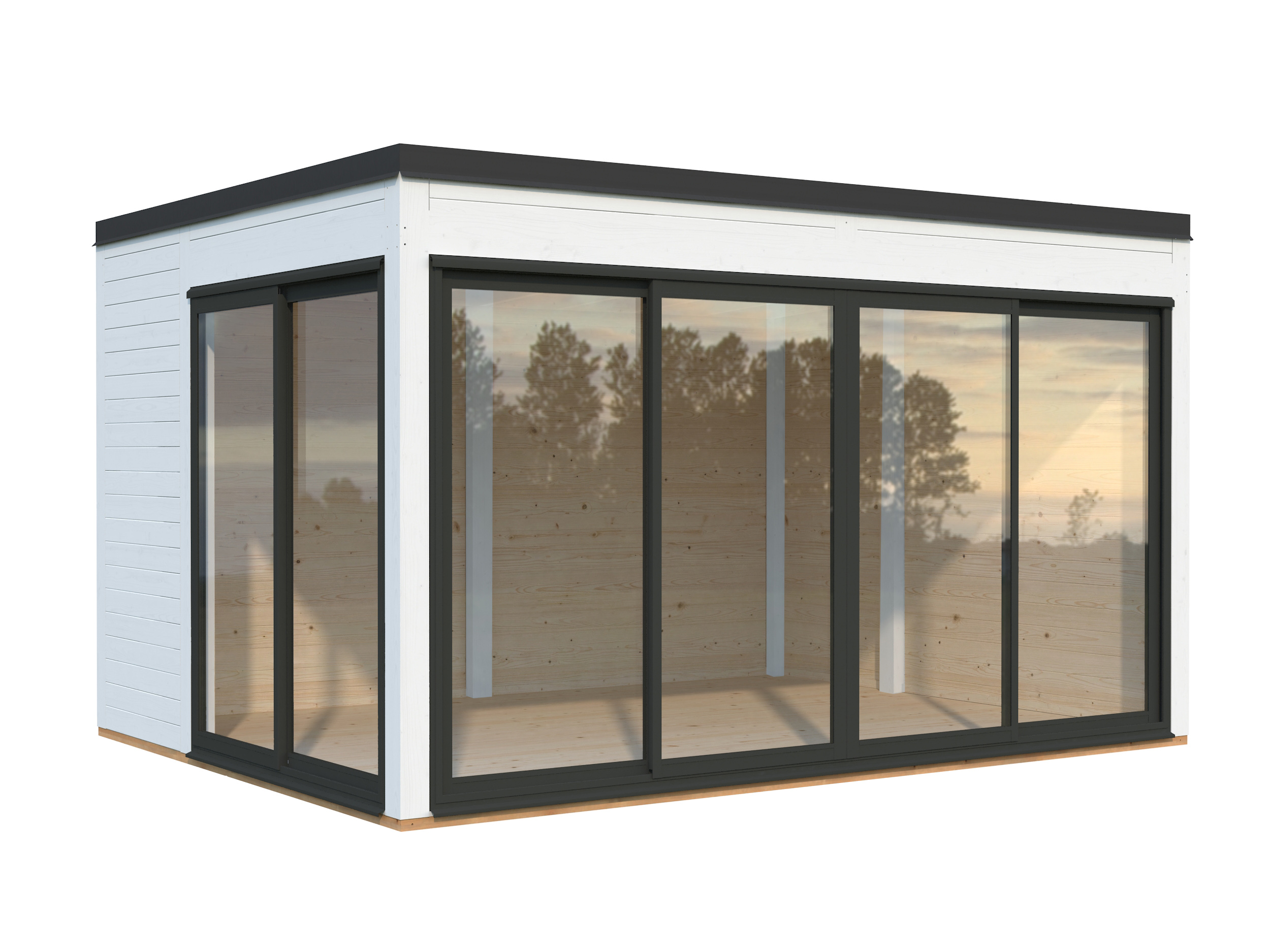 Vierasmaja Selena SET 1 12,6 pintakäsitelty valkoinen