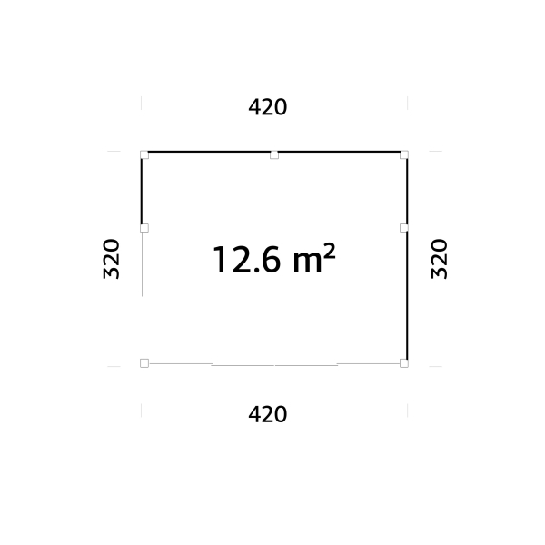 Vierasmaja Selena pohjakuva
