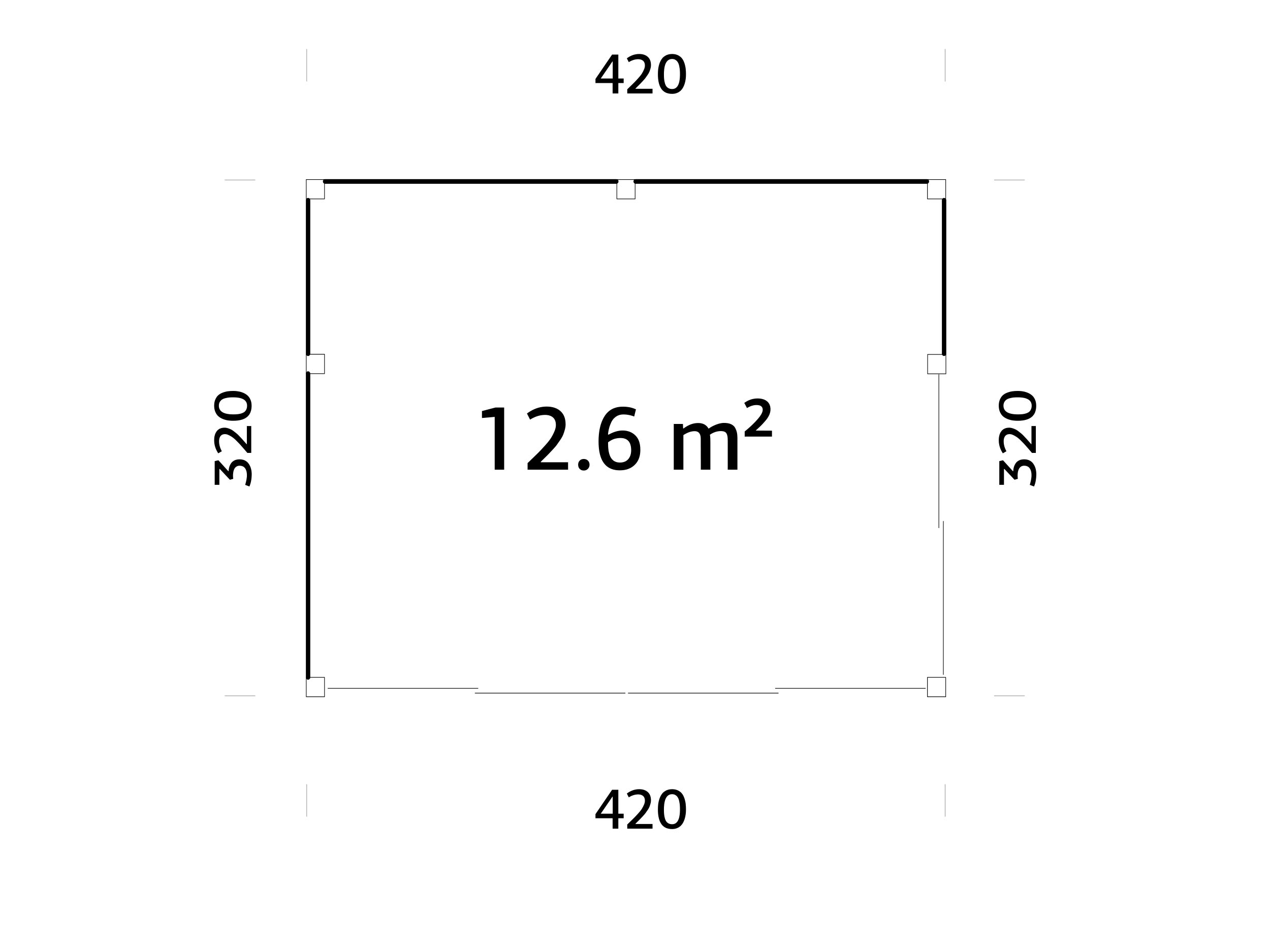 Vierasmaja Selena pohjakuva