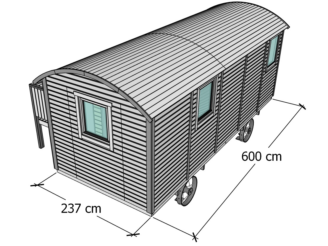 Vankkuri 6m verannalla mitat2